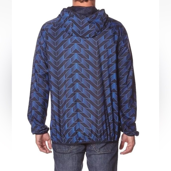 ADIDAS HZO UNITED CLUB RETRO SOCCER FOOTBALL HOODED JACKET WINDBREAKER Men's M - Picture 16 of 16